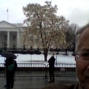 Waiting for my lunch with Donald
